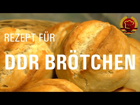 Original DDR Brötchen Rezept, schnell und einfach knusprige und leckere Semmeln wie damals backen