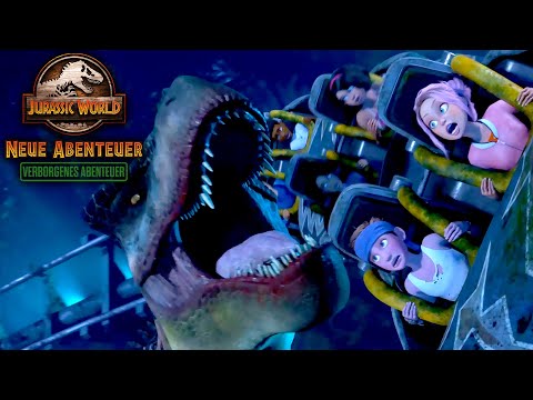 Die Achterbahnfahrt extremer Dinosaurier-Gefahr | JURASSIC WORLD NEUE ABENTEUER | Netflix