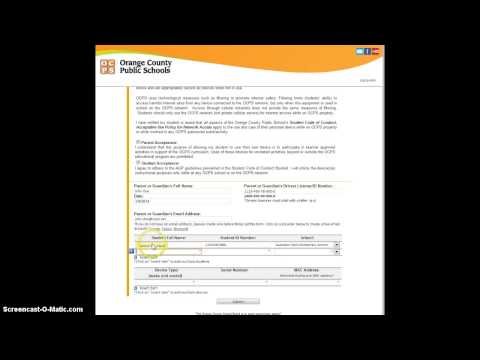 Ocps Byod Registration Video