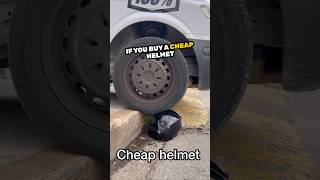 Shocking expensive helmet vs cheap helmet test 😱