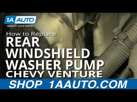 How to Replace Rear Windshield Washer Pump 97-05 Chevy Venture