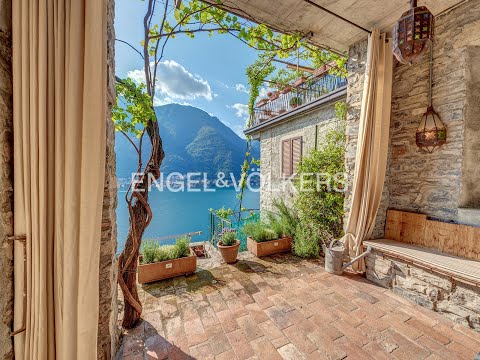 Viewing of a Pognana Lario stone house   Lake Como real estate