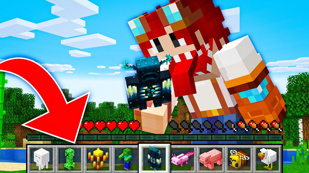 posso COMER qualquer MOB do minecraft