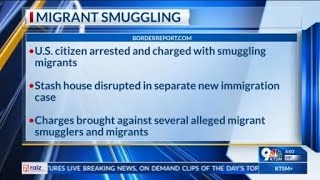 U.S. citizen arrested; stash house broken up