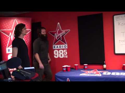 98.5 VIRGIN Radio Beer Pong with Kongos