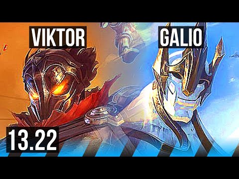 VIKTOR vs GALIO (MID) | 3/1/9, 300+ games | BR Master | 13.22