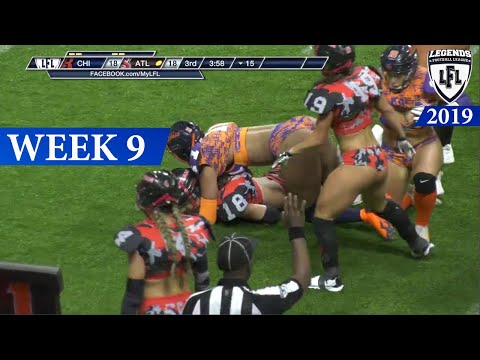 LFL USA 2019 Highlights |Hot moments and Big Hits |Atlanta Steam vs Chicago Bliss Week 9 Highlights