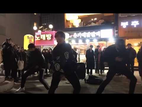 [180110] DOB (디오비) Hongdae 🎐 Boy In Luv 상남자 - BTS 🎵