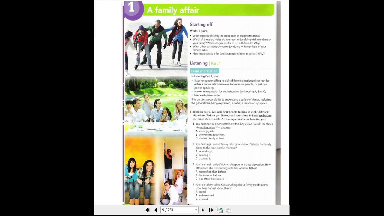 Complete first 2015 -  listen lesson1- FCE