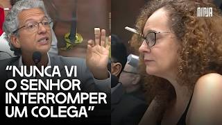💥The President of the Constitution and Justice Committee INTERRUPTS a congresswoman and she CRIES...