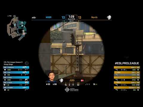 MIBR boost vs NORTH bosst