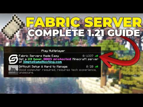 How To Make a Fabric Minecraft Server (1.21)