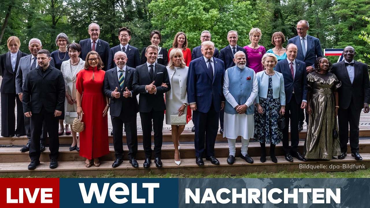 PUTINS KRIEG: G7-Gewinner Ukraine! Sogar Donald Trump an Board, sagt Friedrich Merz! WELT LIVESTREAM