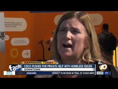 Cisco advocates for private help with homeless