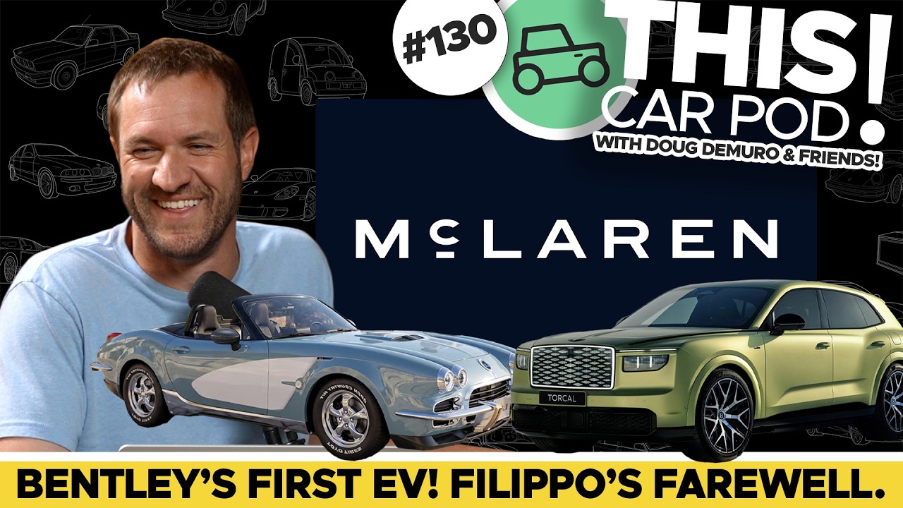 Bentley's First EV! McLaren's New Logo? A Miata Corvette?! THIS CAR POD! EP130