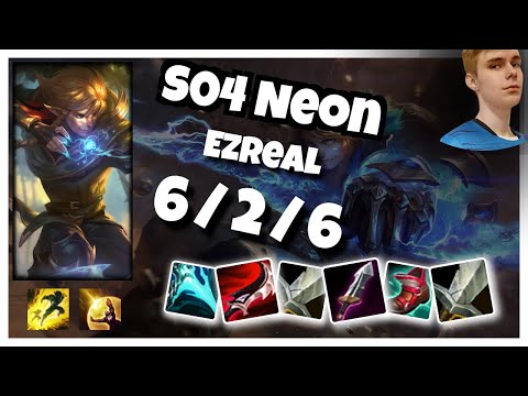 Ezreal vs Aphelios S04 Neon BOT (6/2/6) - v11.3