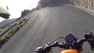 preview picture of video 'Une virée en Harley-Davidson 48 entre mer et montagne - Road trip Harley-Davidson 48'