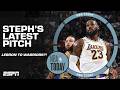 We Know How To Win Steph Curry S Latest Pitch For LeBron Joining The Warriors NBA Today
