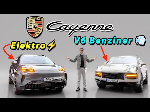 Porsche Cayenne Benziner gegen Elektro Vergleich - welcher ist besser, V6 oder electric?