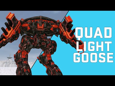 The Goose is Loose - Quad Light Gauss - Mechwarrior Online