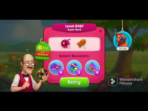 Homescapes super hard level 6461 - 6466