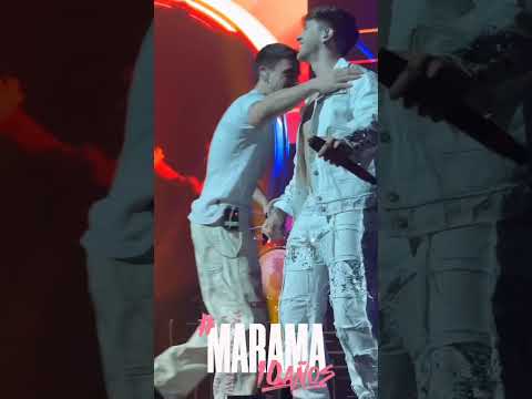 Marama está noche en el Antel Arena junto a Robleis y MYA interpretaron "Bronceado"