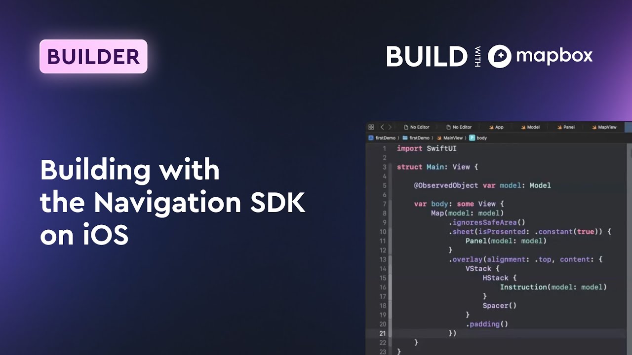 Building with the Navigation SDK on iOS