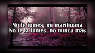 No te fumes, Mi marihuana KARAOKE, Mon Laferte