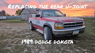 replacing a u-joint on a 1st gen dodge dakota