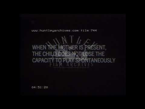 Child Behaviour Experiments, 1960s - Film 744
