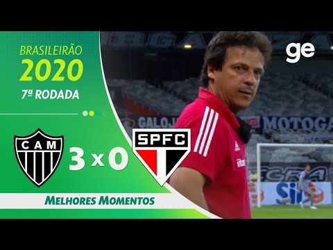 Gols e lances de Atlético Mineiro x São Paulo