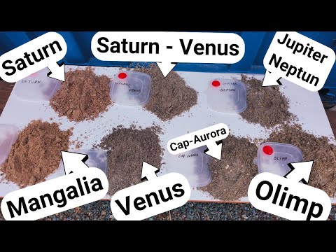 Testez Nisipul din Plaje Diferite : Saturn , Venus , Jupiter , Neptun , Olimp
