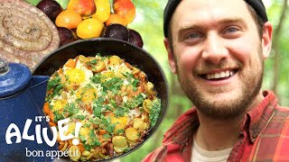 Brad Makes Campfire Breakfast | It&#39;s Alive | Bon Appétit