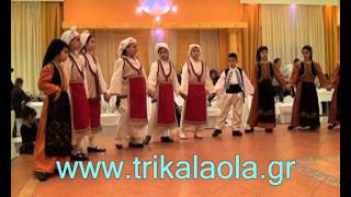 preview picture of video 'Τρίκαλα χορός εκπολιτιστικού συλλόγου Πυργετού 1ο 14-1-12'
