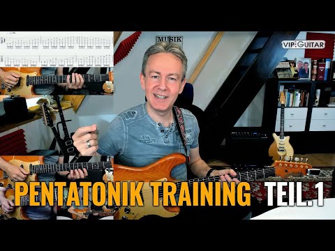 Pentatonik für Fortgeschrittene: Teil.1 - Training und Verbindung aller 5 Formen