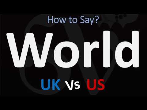 How to Pronounce World? (2 WAYS!) UK/British Vs US/American English Pronunciation