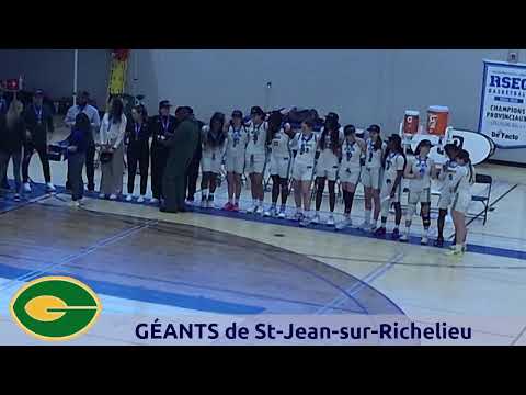 RSEQ Basketball féminin 🏀 Or - St-Jean vs Dawson (SF08)