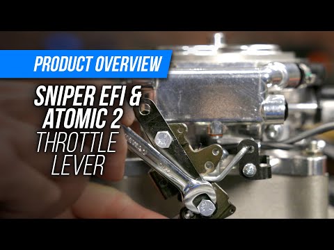 Adjust Your Engine’s Response with Holley’s Sniper EFI Throttle Extension Lever