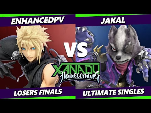 Xanadu Homecoming Losers Finals - Jakal (Wolf) Vs. enhancedpv (Cloud) Smash Ultimate - SSBU