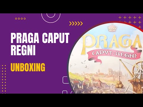 Praga Caput Regni Board Game Unboxing | DaniCha