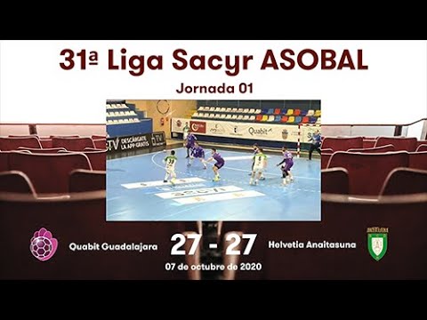 31ª Liga Sacyr ASOBAL J01: Quabit Guadalajara - Helvetia Anaitasuna 27-27