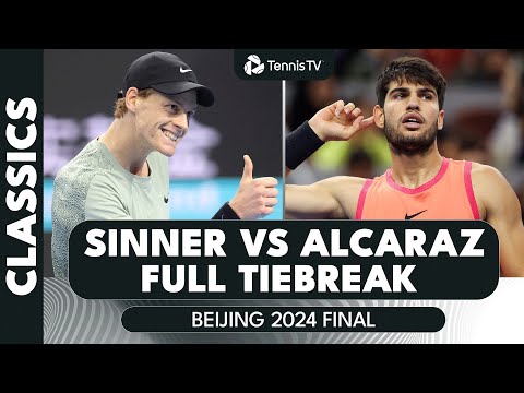 UNCUT: Carlos Alcaraz's Crazy Tiebreak Comeback vs Jannik Sinner 🥵 | Beijing 2024 Final