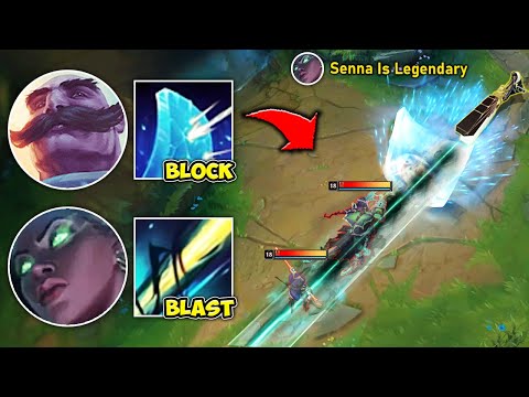 I made ioki play Starving Senna with his most hated champ... (AND IT'S 100% OP)