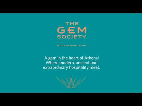 Welcome to The Gem Society Boutique Hotel & Spa. Welcome to Athens.