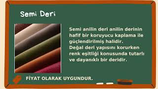 Deri Çeşitleri Özellikleri Ve Kullanım Alanları