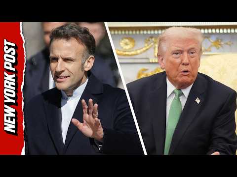 Trump BLASTS French President Macron's Stance on Iran: 'He'll Be Out of Office Very Soon'