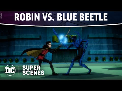 DC Super Scenes: Robin vs. Blue Beetle