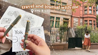Travel and Journal with Me: Exploring NYC & Chicago | Abbey Sy