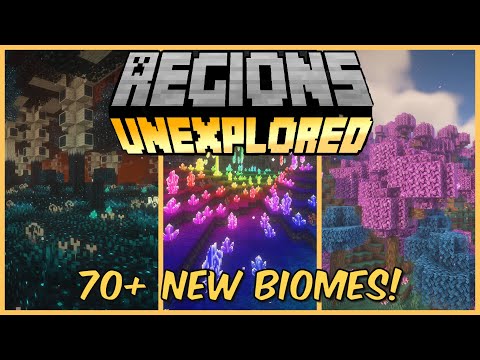 Minecraft Regions Unexplored Mod! (All New Biomes) 1.20+ Forge and Fabric