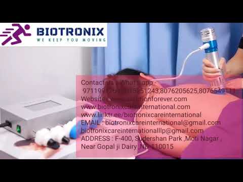 Biotronix Shockwave Therapy Machine ESWT ED Treatment Equipment Pain Relief Therapy Massager